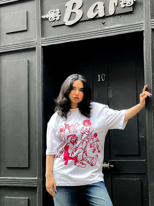 Printed Graffiti T-shirt 